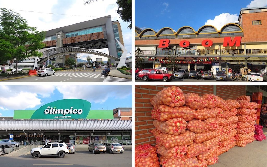 Central Mayorista in Itagüí has four fully stocked grocery stores