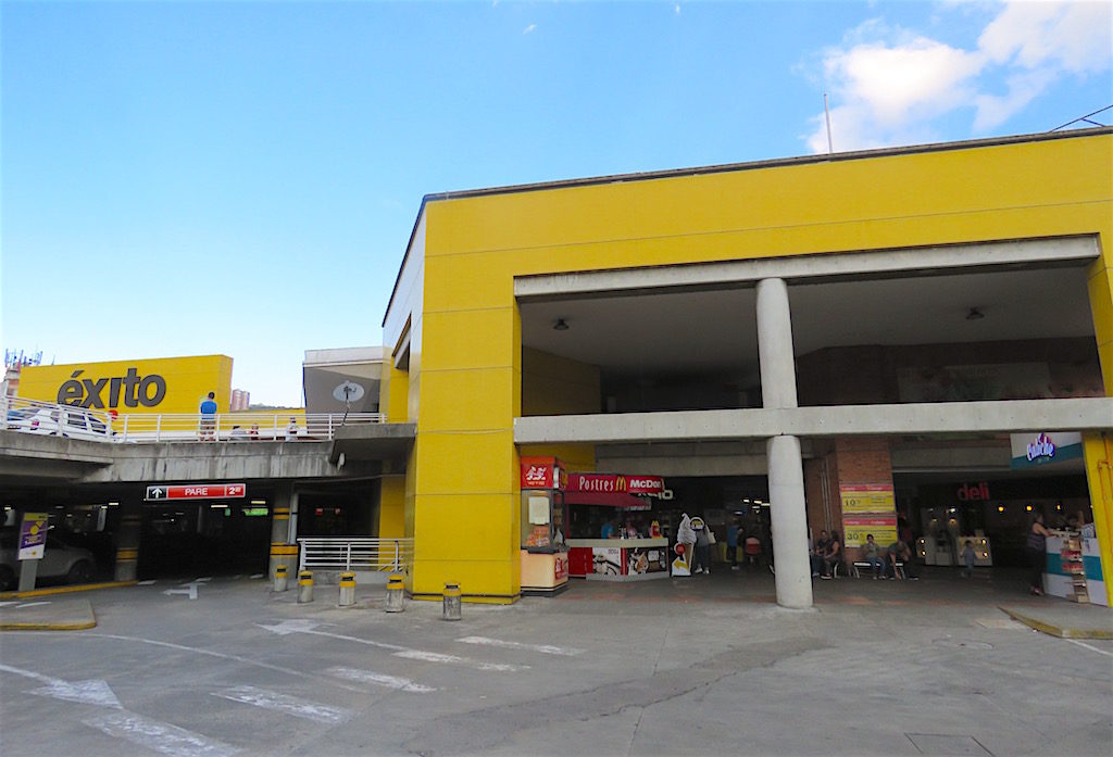 Exito in El Poblado - tends to have higher grocery prices than Exito stores in other neighborhoods