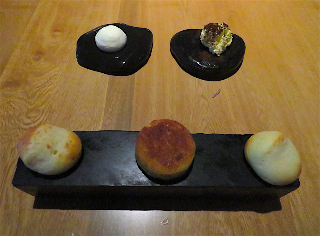 The second course of the 11-course tasting menu