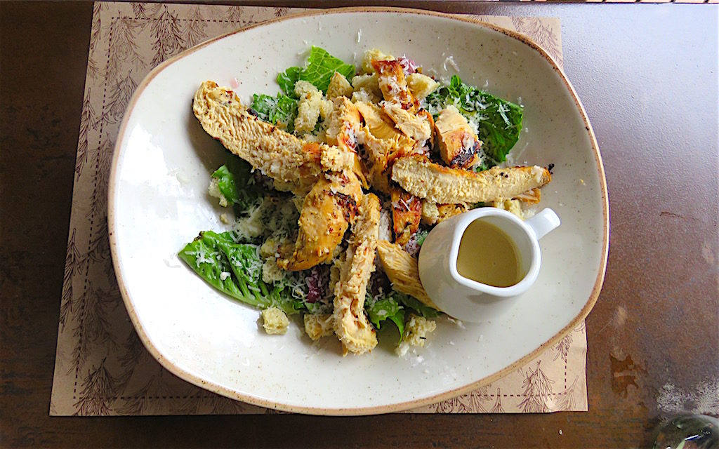Chicken Caesar salad