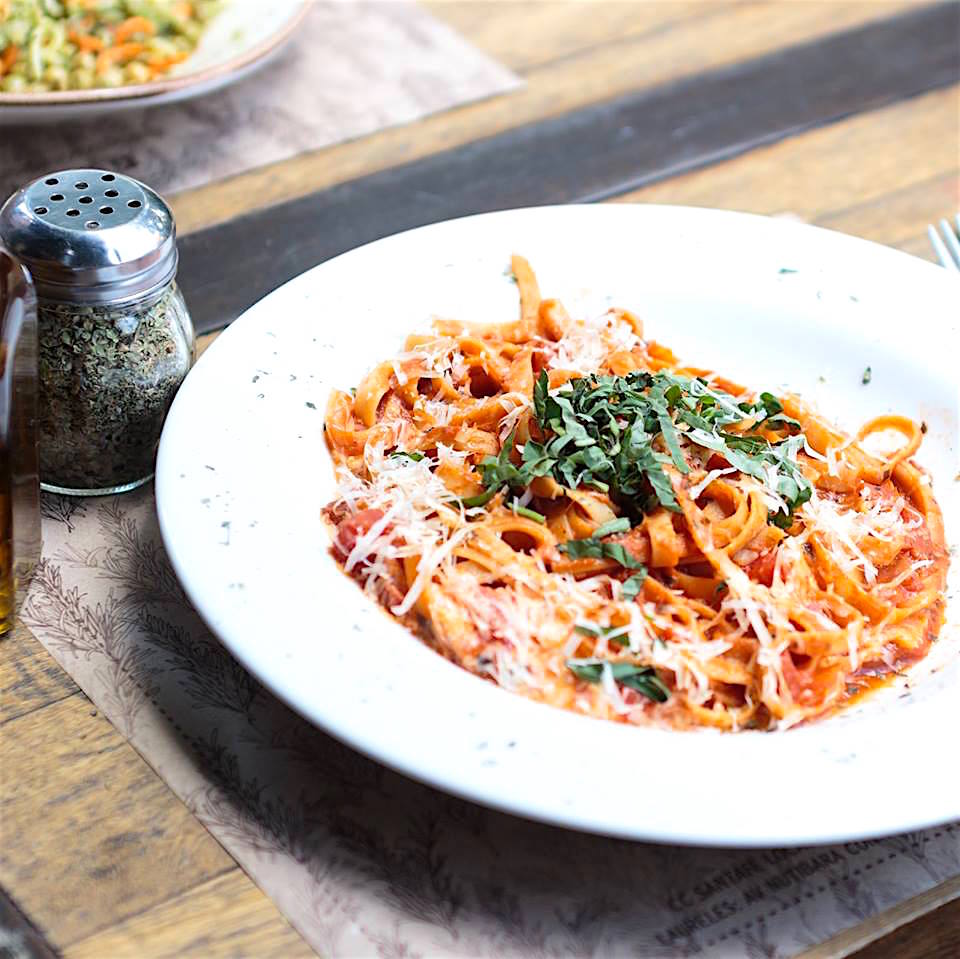 A pasta dish at Romero, photo courtesy of Romero Cocina Artesanal