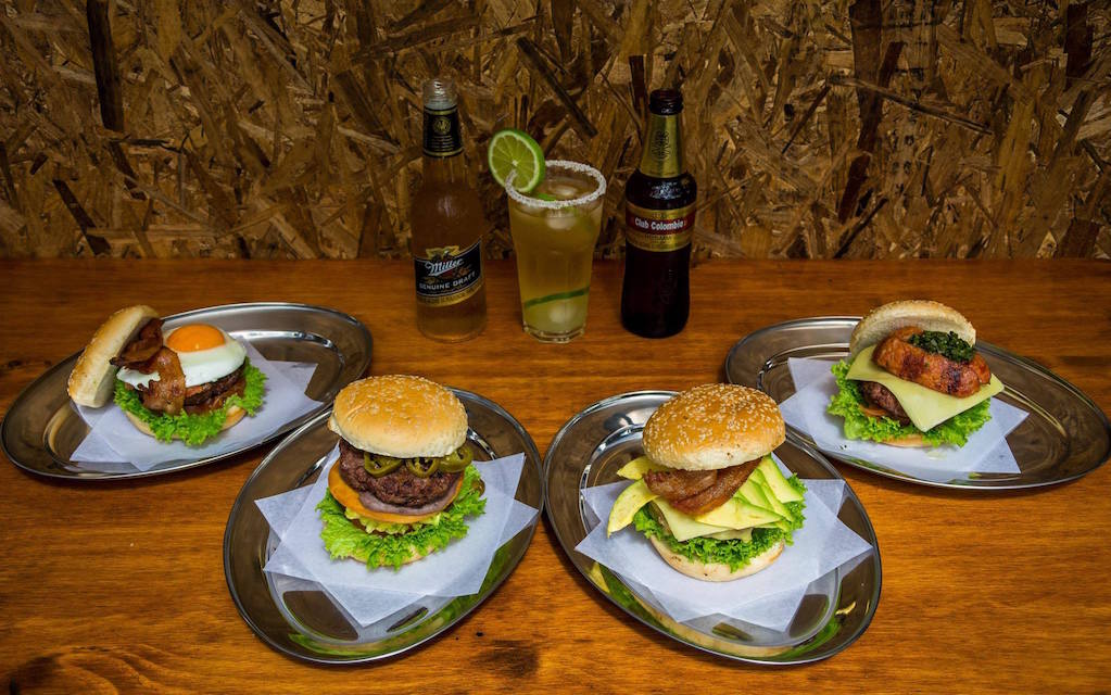 Some of the burgers, photo courtesy of La Burger Bar