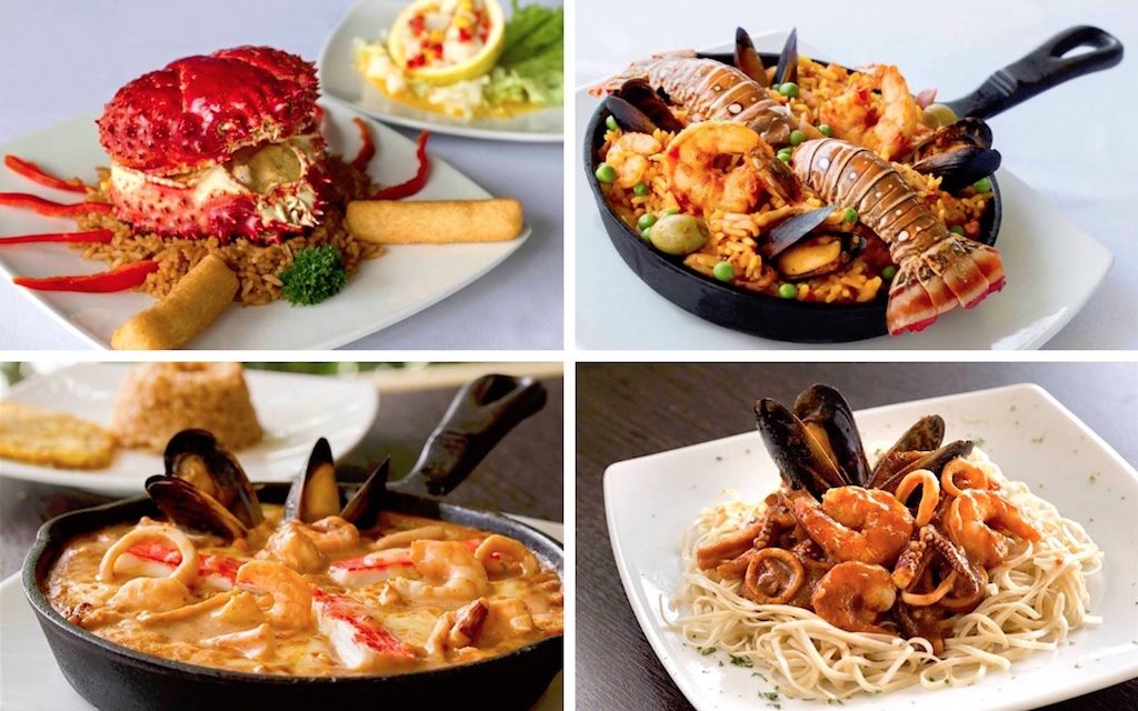 Seafood dishes at Donde Bupos, photos courtesy of Donde Bupos