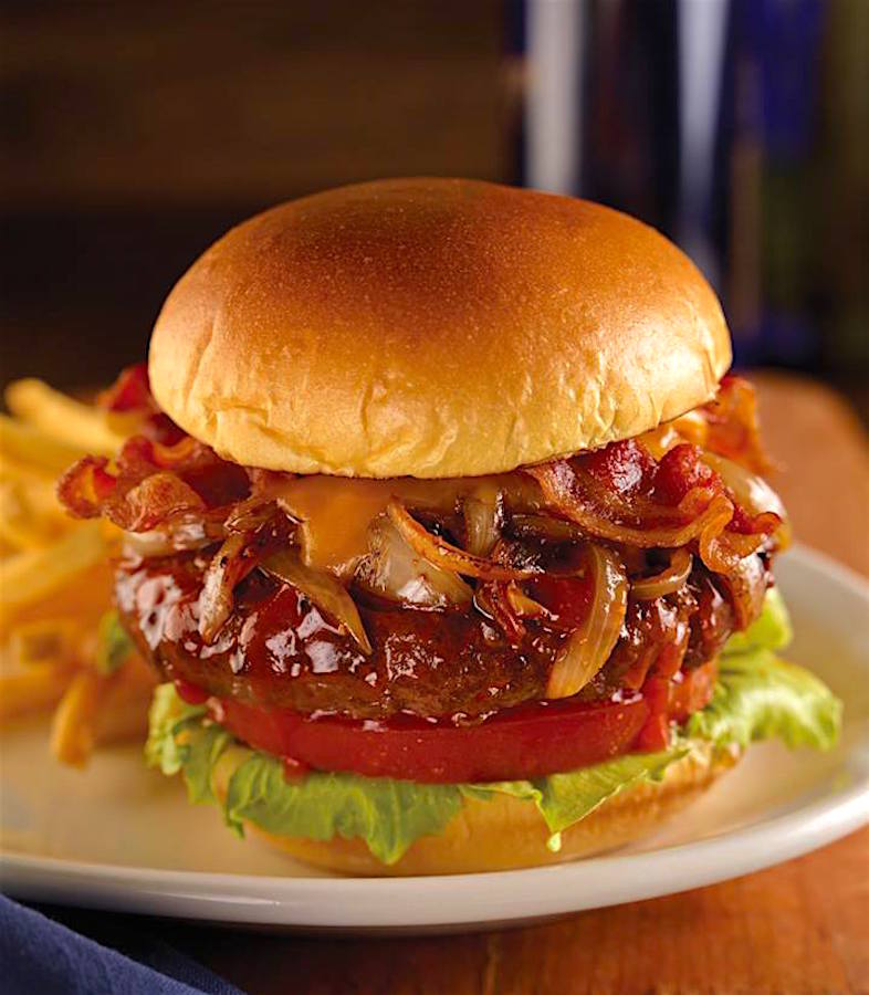 Burger at Hard Rock, photo courtesy of Hard Rock Café