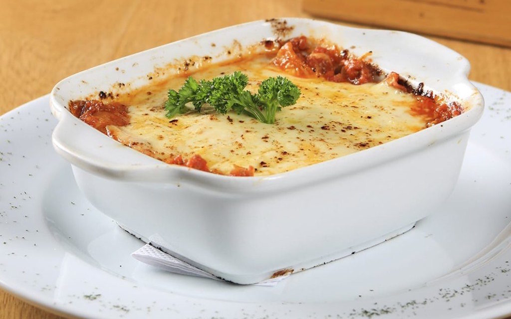 Lasagna Bolonesa, photo courtesy of Della Nonna