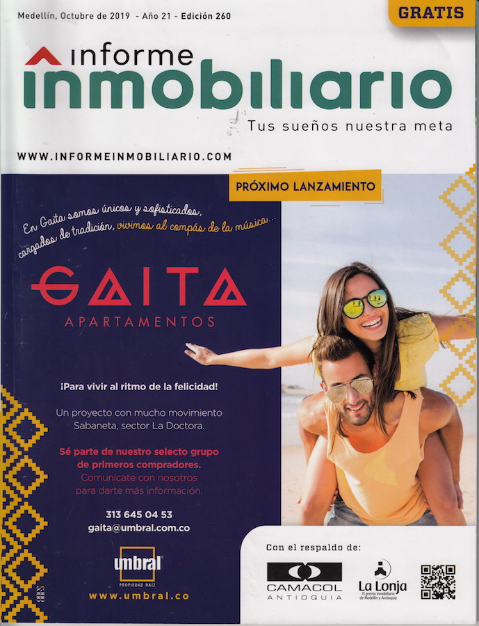 The free Informe Inmobiliario magazine