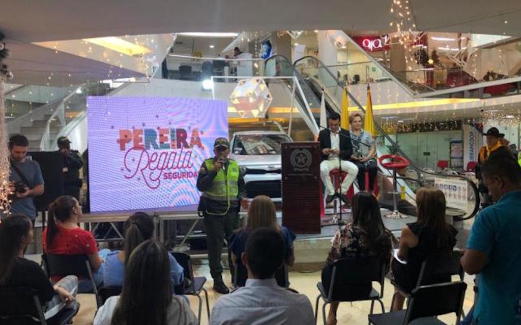 Police preparing for 2019 Christmas in Pereira, photo courtesy of National Police of Colombia