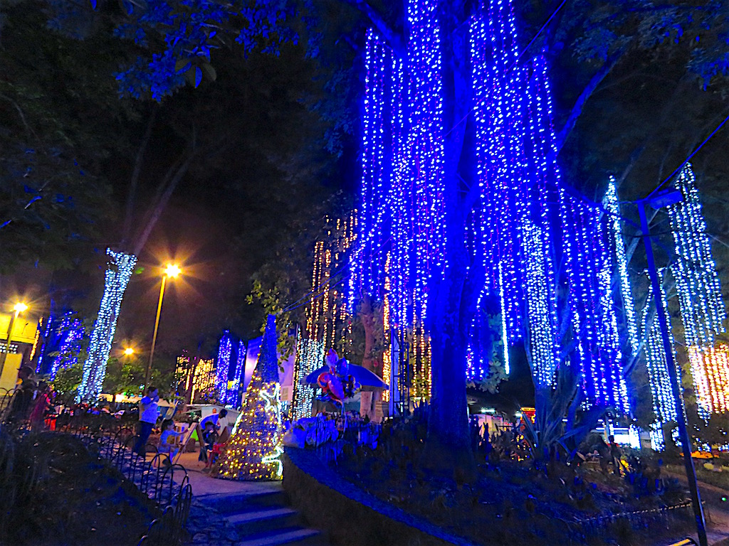 More of the Christmas lights at Parque Girardota