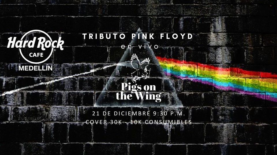 Pink Floyd Tribute, photo courtesy of Hard Rock Café Medellín