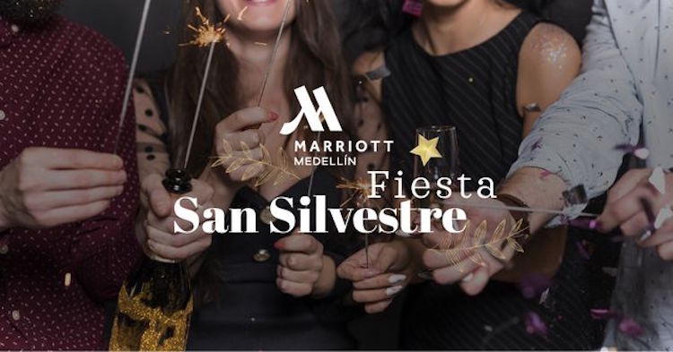 New Year's party at the Medellín Marriott Hotel, photo courtesy of Medellín Marriott Hotel