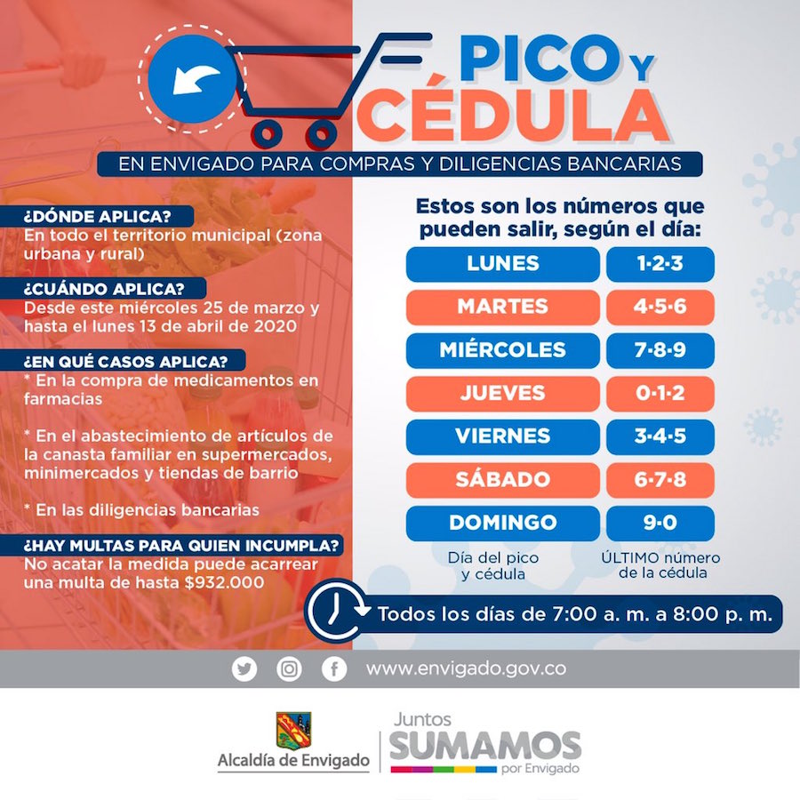 Pico y Cedula in Envigado