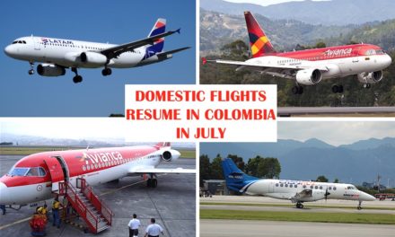 Domestic Flights Resume in Colombia: First Flight on July 21