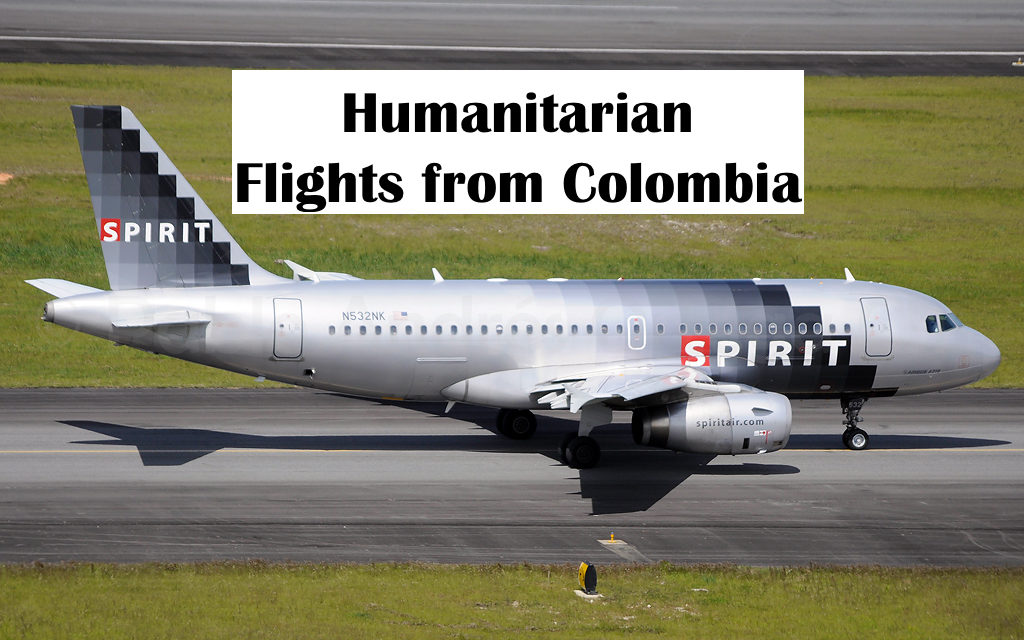 Humanitarian Flights from Colombia to the U.S. and Other Countries