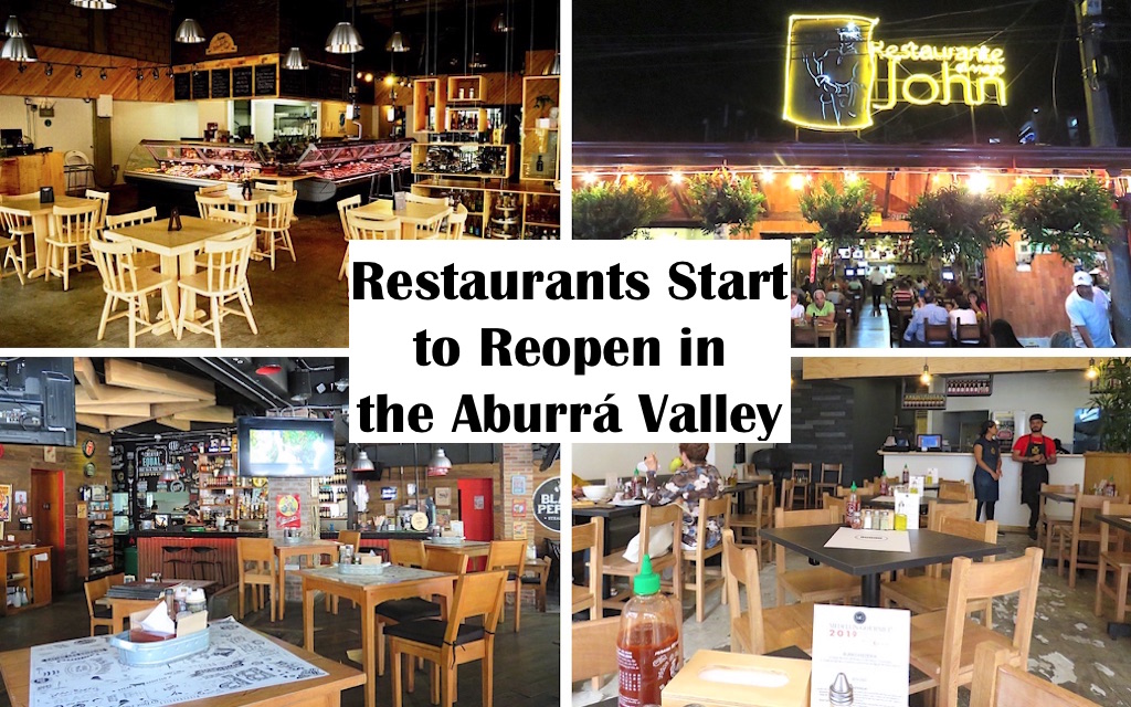 Restaurants Start to Reopen in Sabaneta and Envigado in the Aburrá Valley - Medellin Guru