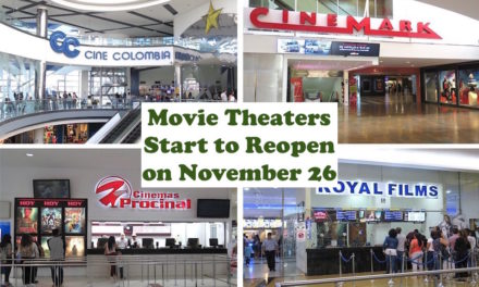 Movie Theaters Start to Reopen in Medellín on November 26