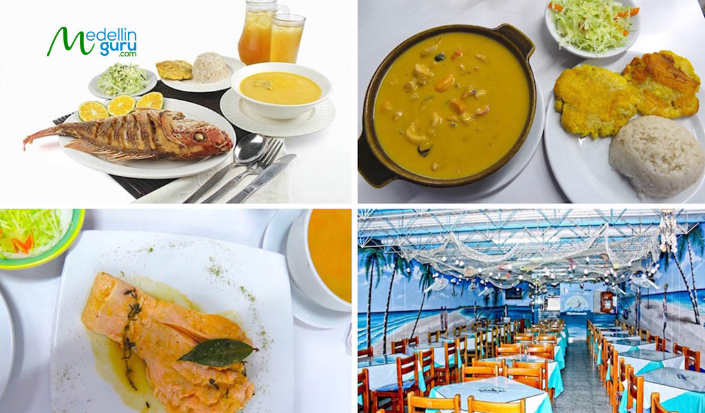 Seafood dishes at Lo Exquisito del Mar