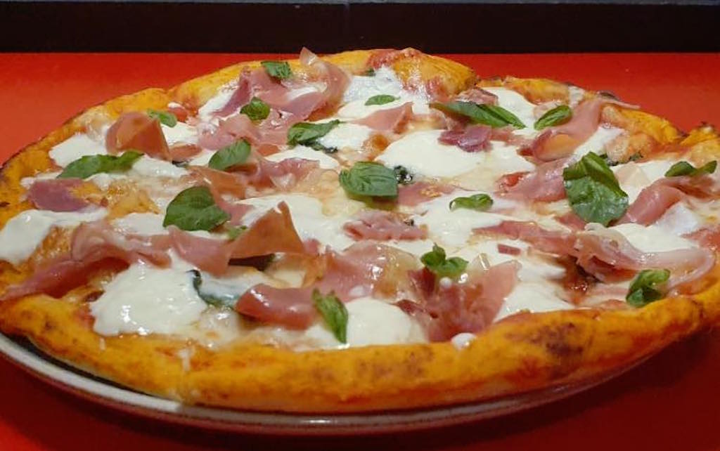 One of the many pizzas on the menu, photo courtesy of Pica Rosso