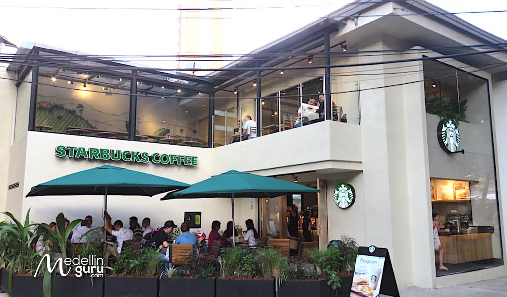 Starbucks in Medellín has more than sixth Coffee Shops in Laureles