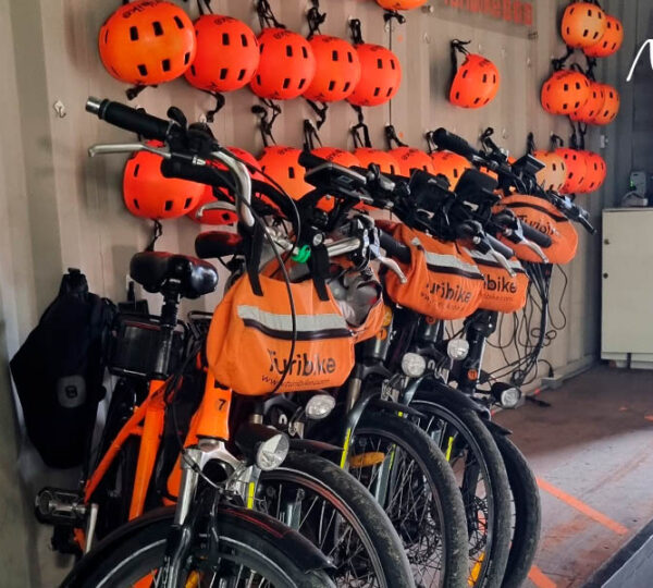 Bicycle parking space at Noi Coworking