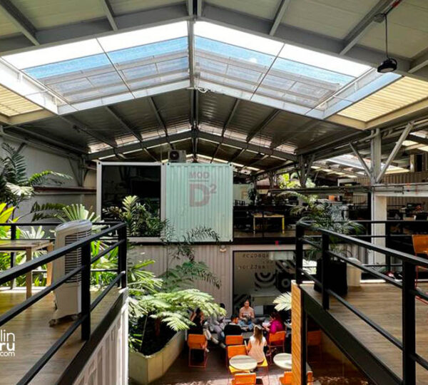 Solar panels at Noi Coworking