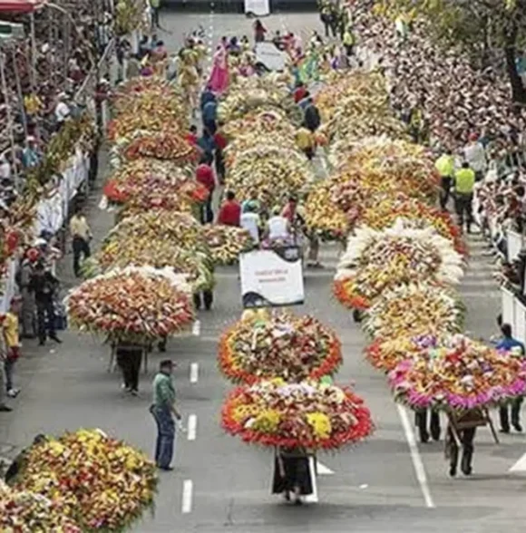 Desfile de silleteros