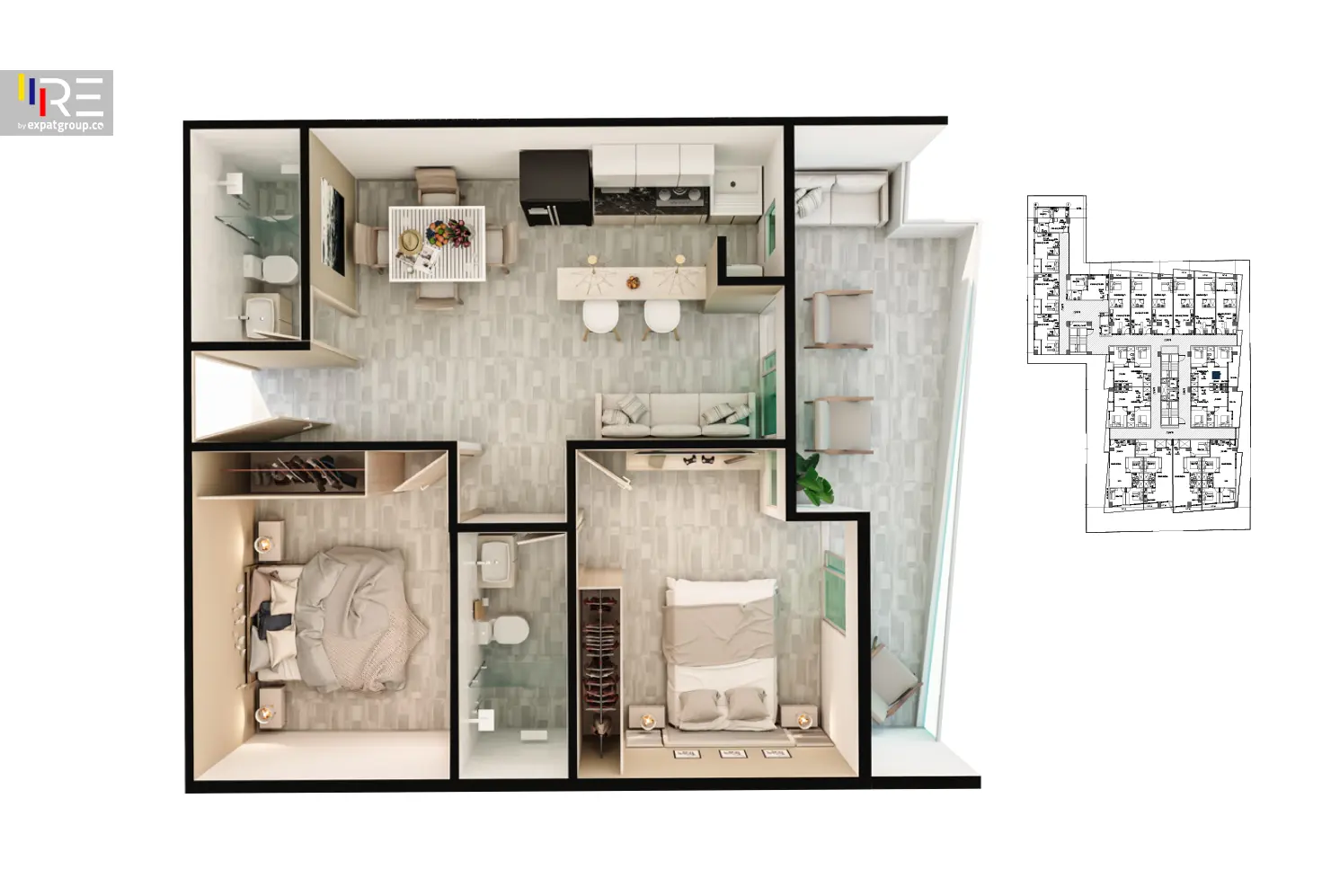 Beachfront Apartment in Santa Marta - Type C