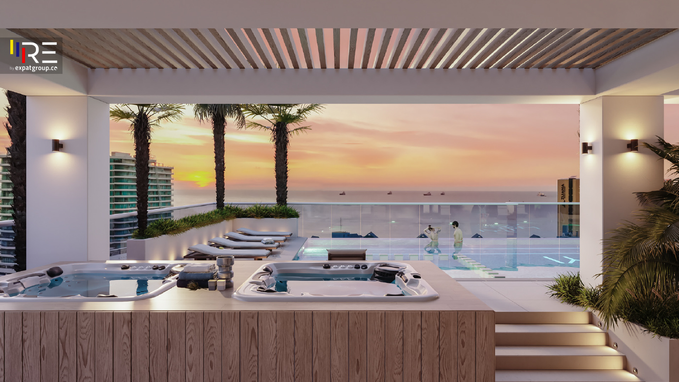 Sauna Turkish baths Jacuzzis and Relaxation Spa - Beachfront apartments in Santa Marta