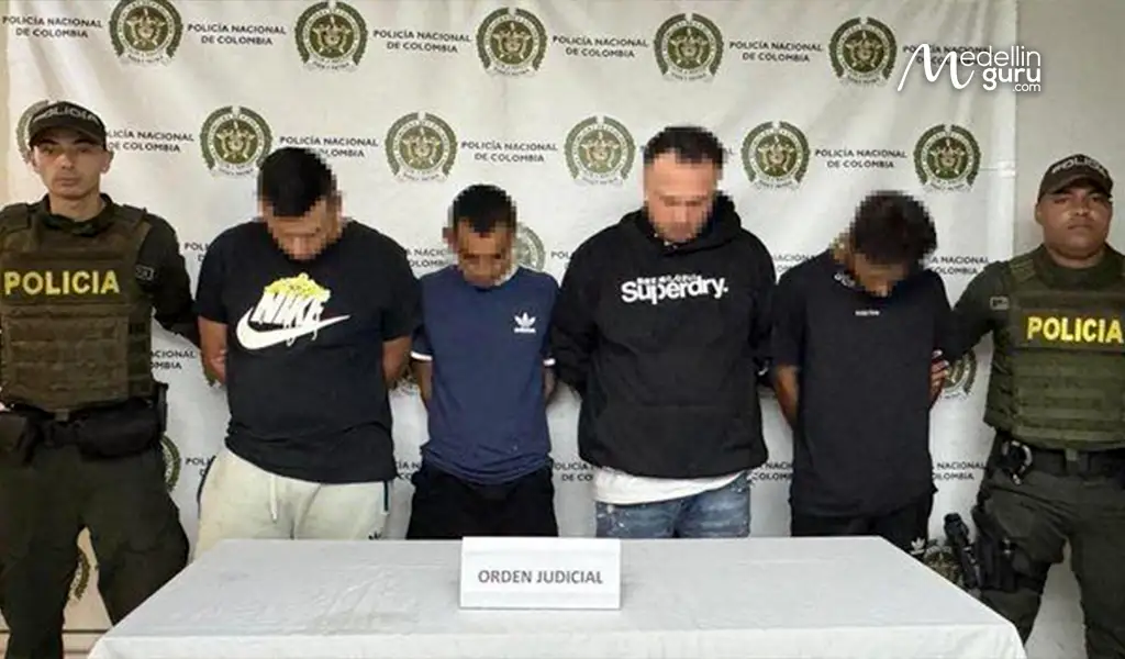 Los Calvos gang member arrested for robbery in El Poblado, Medellín