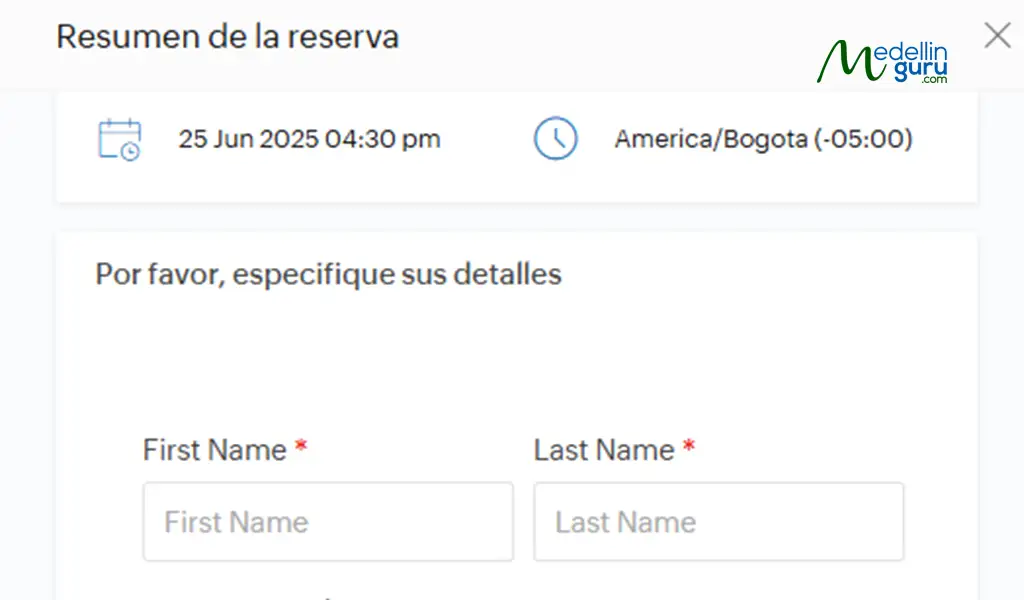 Appointment Summary and Confirmation