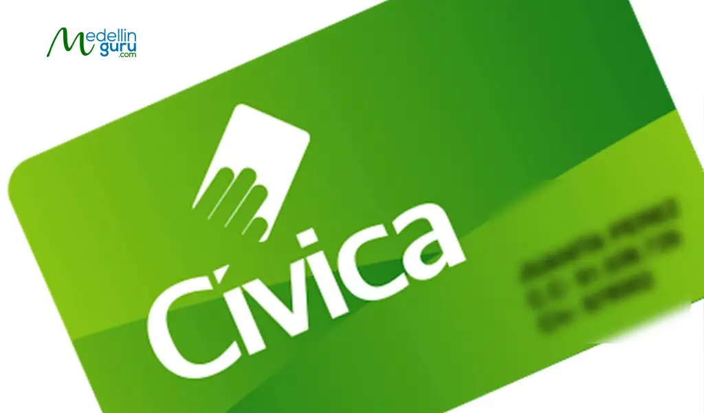 Metro's Cívica card for access to Medellin's complete urban mobility network,
