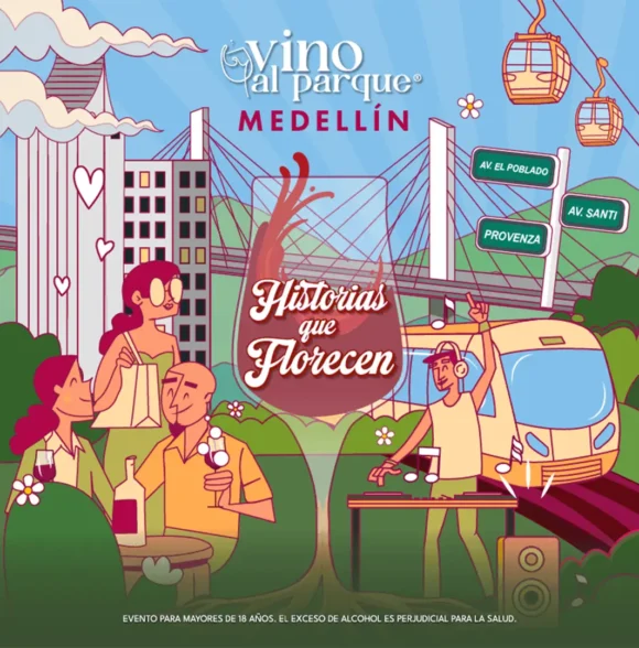 Vino al Parque Medellín 2025