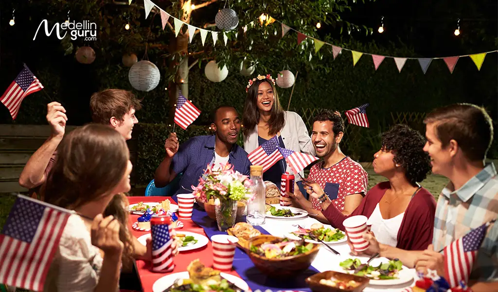 Top American-style bars and restaurants in Medellín, Colombia, perfect for celebrating USA Independence Day