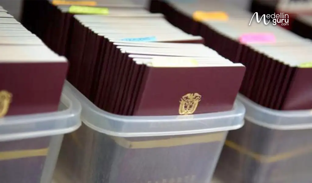 A visual representation of the passport issuance process
