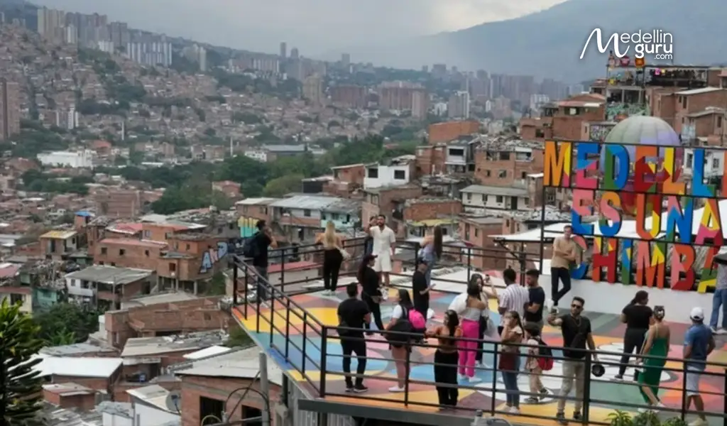 Vibrant tourism development in Comuna 13 - Medellín