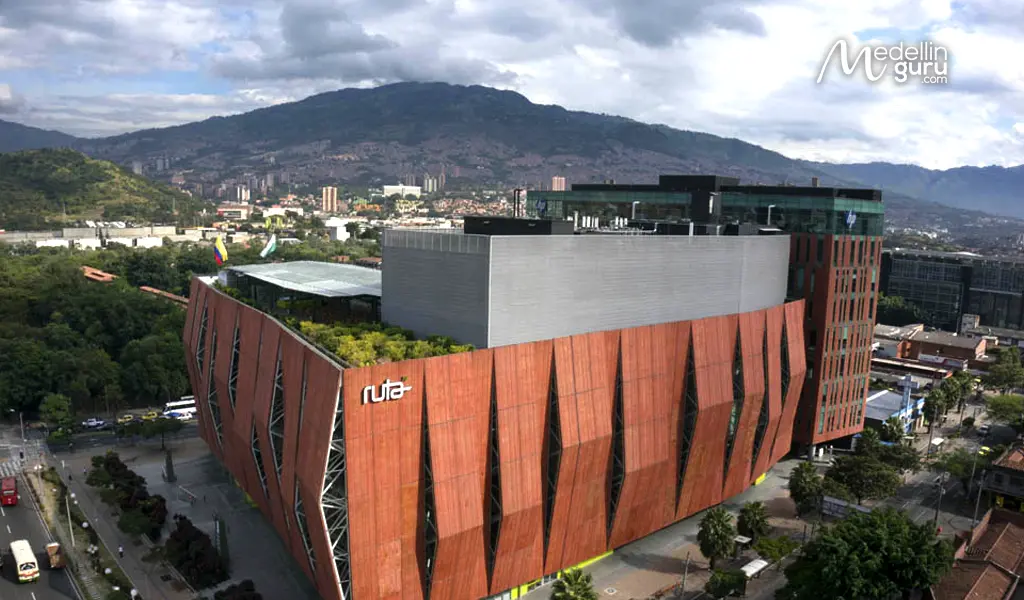 Ruta N innovation center in Medellín, representing high-potential tech sectors for foreign direct investment in Colombia