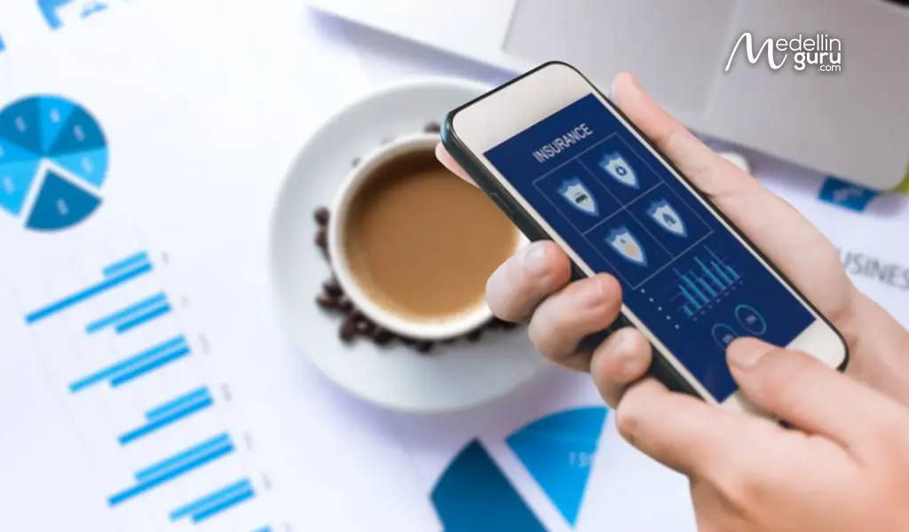 The insurance sector, reflecting growing interest in insurtech in Colombia