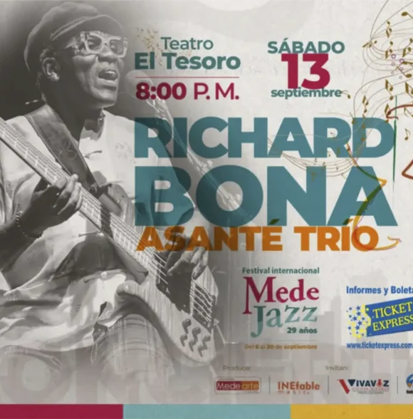 RICHARD BONA - Asanté Trío en Medellín