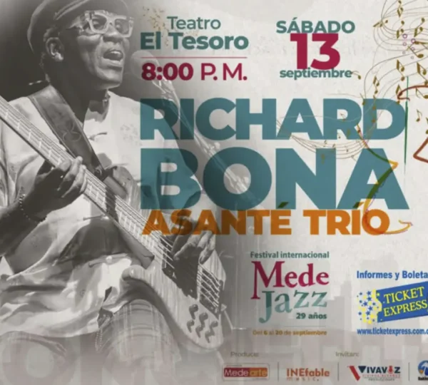 RICHARD BONA - Asanté Trío en Medellín