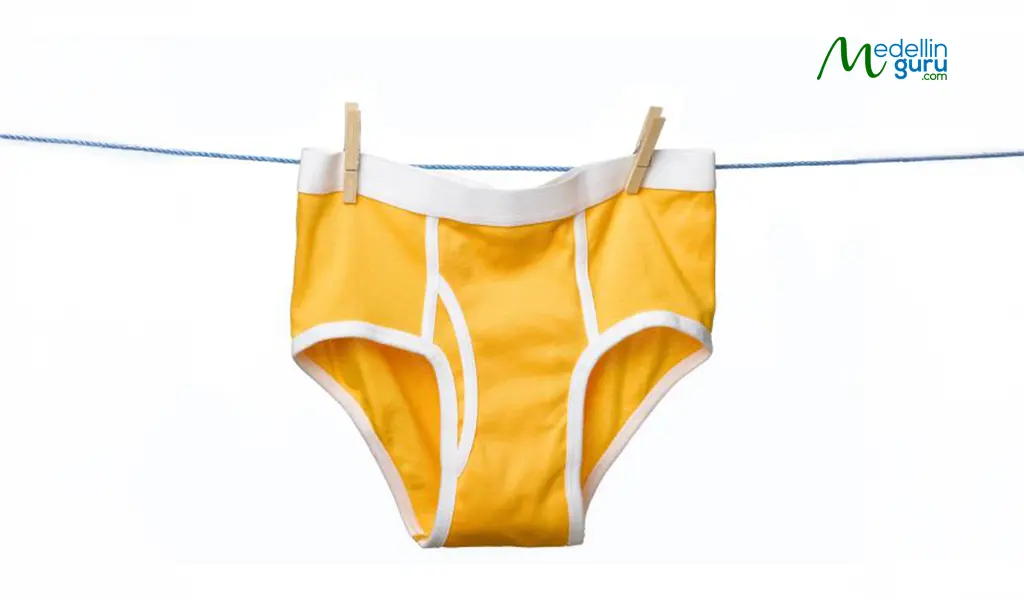 Colombian yellow underwear for luck on New Year's Eve