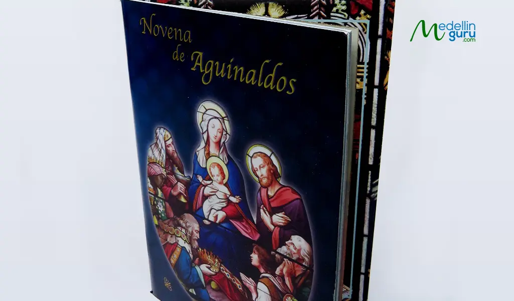 Novena de Aguinaldos book cover. The guide to the Colombian Christmas ritual