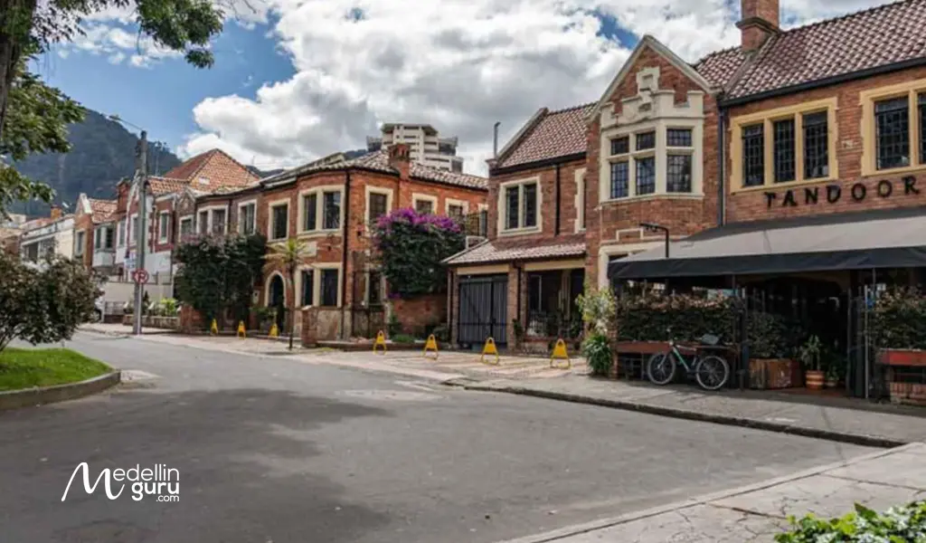 The view of Quinta Camacho, one of the most emblematic neighborhoods of Bogotá.