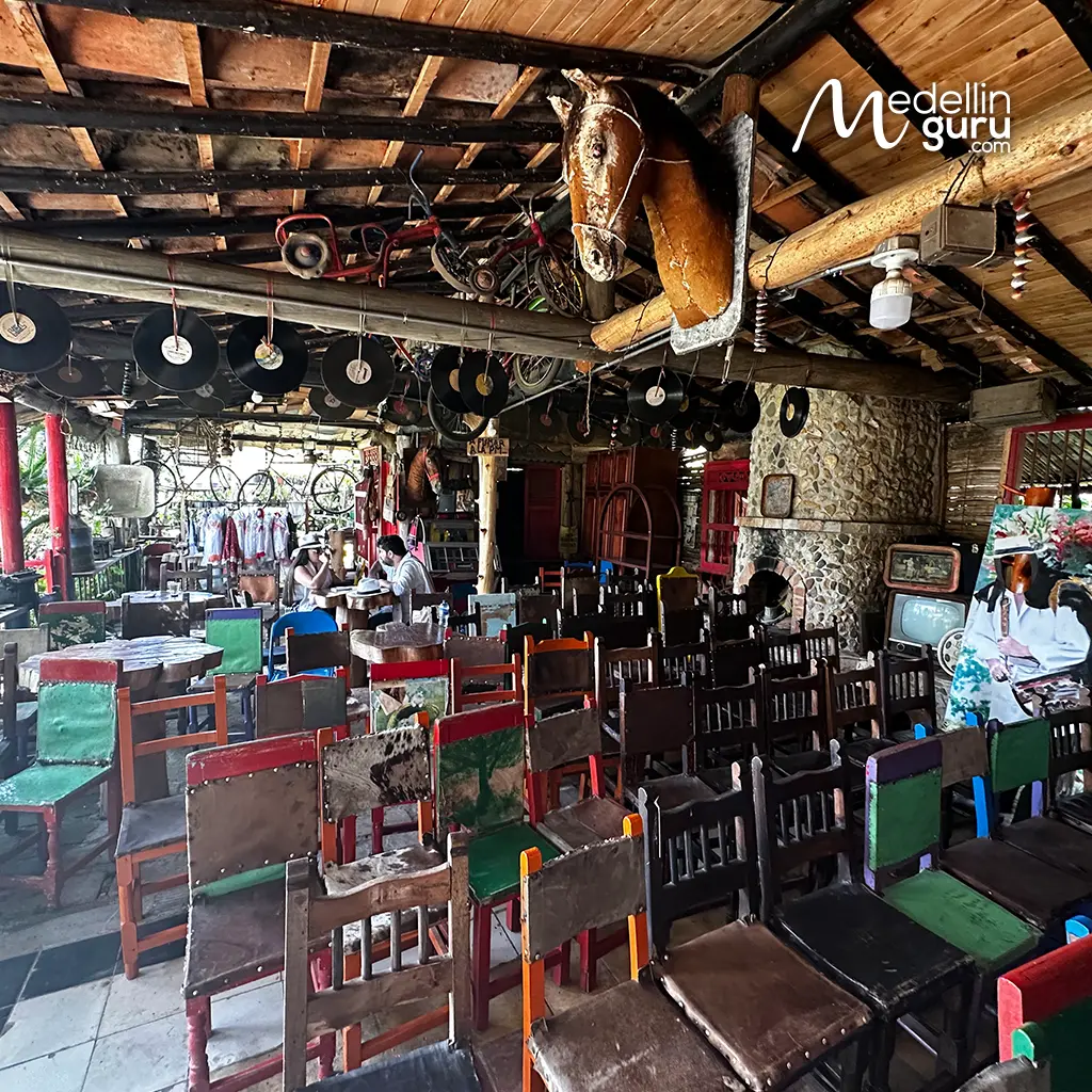 A fonda is a traditional cultural space recreating old Antioquian taverns